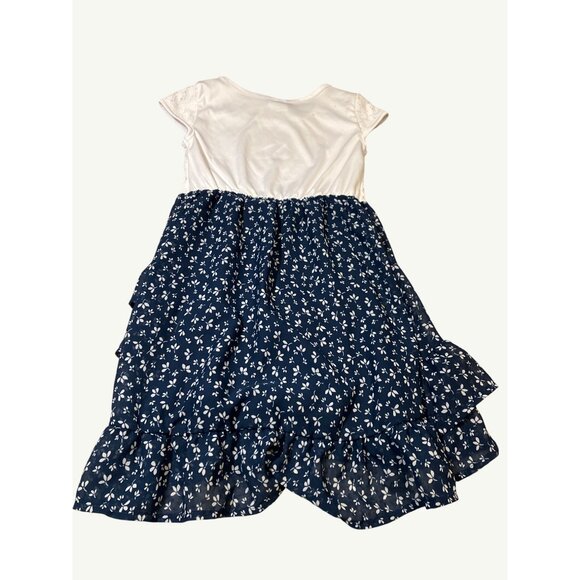 Wonder Nation Blue & White Floral Dress XS (4-5) - Picture 14 of 14